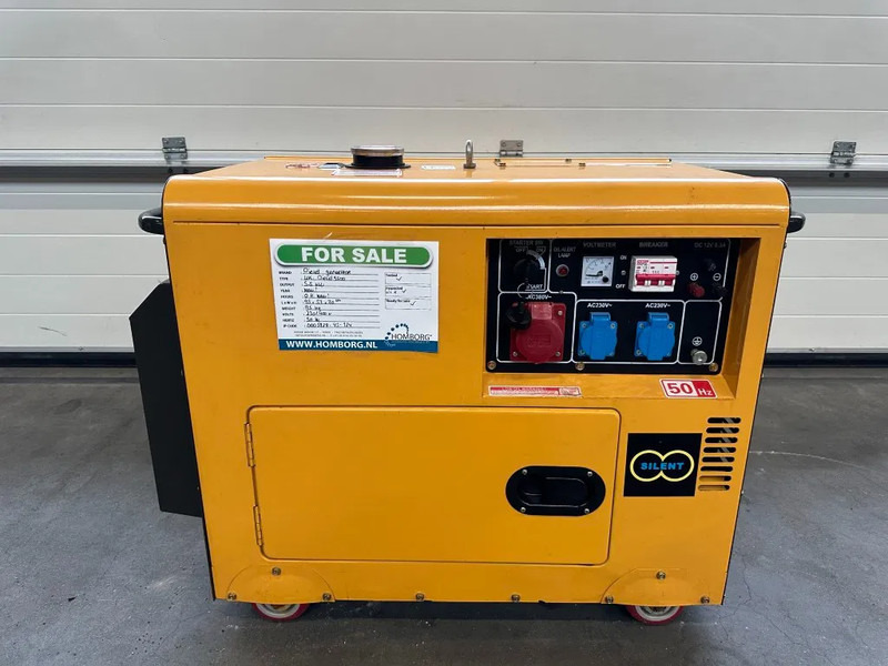 Diesel Diesel Generator UK-9500 5.5 kW 230 en 400 Volt Silent Diesel generator New ! - مجموعة المولدات: صورة 1 Diesel Diesel Generator UK-9500 5.5 kW 230 en 400 Volt Silent Diesel generator New ! - مجموعة المولدات: صورة 1