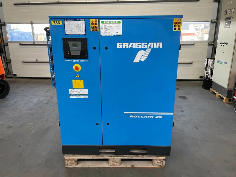 Grassair RLR30B G10 elektrische schroefcompressor 22 KW, 3.000L/min. 10Bar - الضاغط: صورة 1 Grassair RLR30B G10 elektrische schroefcompressor 22 KW, 3.000L/min. 10Bar - الضاغط: صورة 1