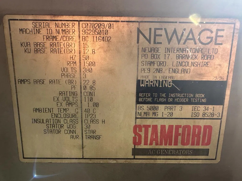 Hatz 2L40CH Stamford 15 kVA Silentpack generatorset - مجموعة المولدات: صورة 5 Hatz 2L40CH Stamford 15 kVA Silentpack generatorset - مجموعة المولدات: صورة 5