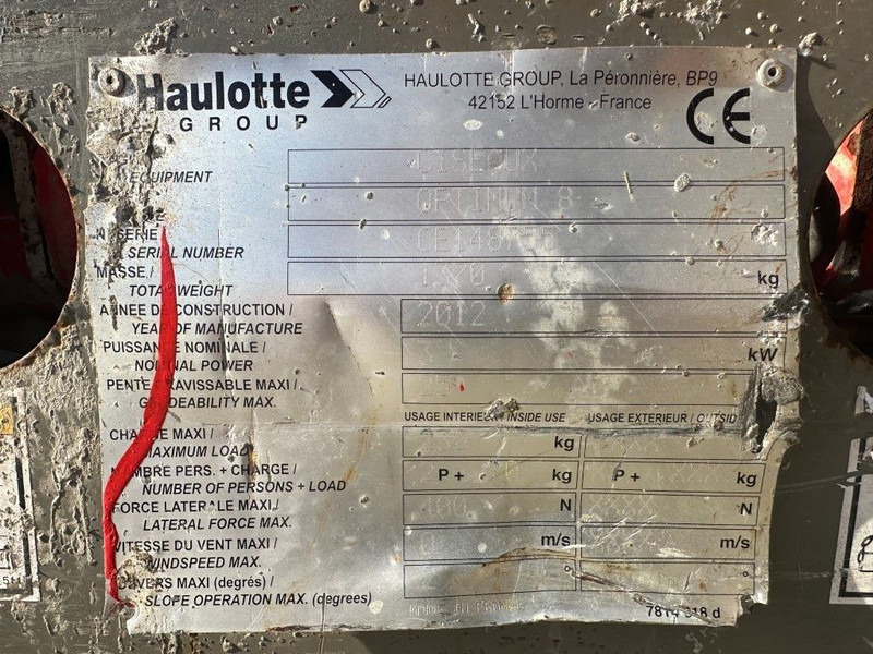 Haulotte Optimum 8 Elektra Schaarhoogwerker 7.8 meter Werkhoogte 427 Hours ! - رافعة هيدروليكية مقصية: صورة 3 Haulotte Optimum 8 Elektra Schaarhoogwerker 7.8 meter Werkhoogte 427 Hours ! - رافعة هيدروليكية مقصية: صورة 3