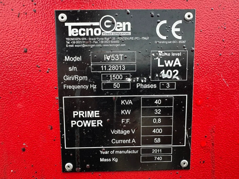 Iveco FPT Tecnogen Mecc Alte Spa 40 kVA Silent generatorset - مجموعة المولدات: صورة 3 Iveco FPT Tecnogen Mecc Alte Spa 40 kVA Silent generatorset - مجموعة المولدات: صورة 3