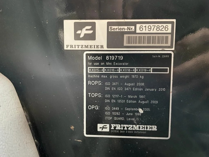 Kubota KX019-4 Mini Graver Rups Graafmachine Diesel as New ! - حفارة مُصَّغرة: صورة 4 Kubota KX019-4 Mini Graver Rups Graafmachine Diesel as New ! - حفارة مُصَّغرة: صورة 4
