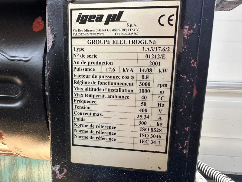 Lombardini 9LD 561-2 Mecc Alte Spa 16 kVA generatorset - مجموعة المولدات: صورة 5 Lombardini 9LD 561-2 Mecc Alte Spa 16 kVA generatorset - مجموعة المولدات: صورة 5