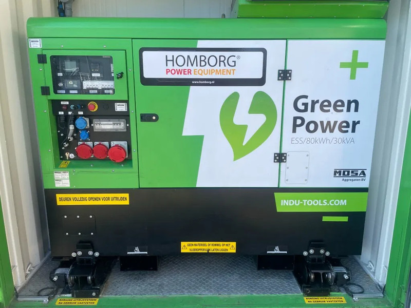 مجموعة المولدات MOSA Hybride Perkins 66 kVA / 80 KWh accupakket: صورة 8