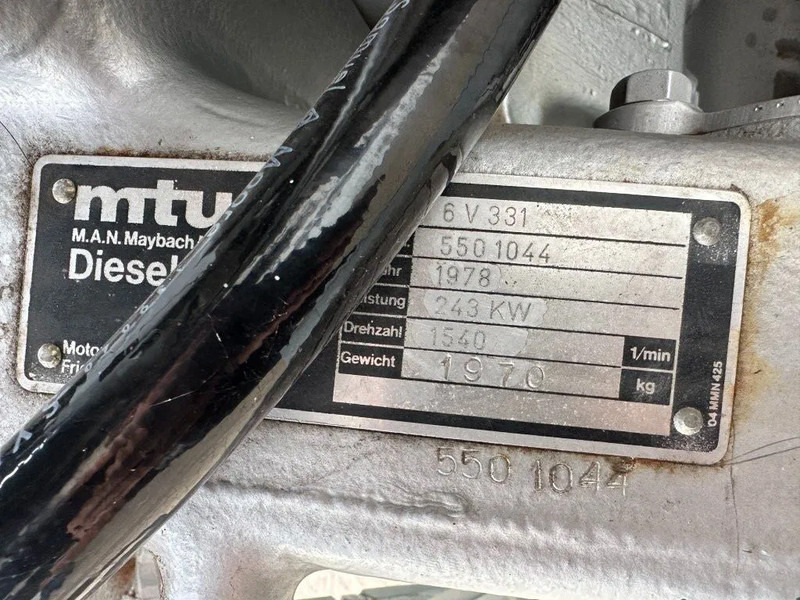 MTU 6V 331 No Break 200 kVA noodstroom generatorset as New ! - مجموعة المولدات: صورة 4 MTU 6V 331 No Break 200 kVA noodstroom generatorset as New ! - مجموعة المولدات: صورة 4