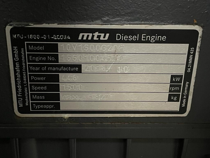 MTU Mecc Alte Spa 600 kVA Supersilent generatorset Stage 5 ! Ultra Low Emission ! As New ! - مجموعة المولدات: صورة 5 MTU Mecc Alte Spa 600 kVA Supersilent generatorset Stage 5 ! Ultra Low Emission ! As New ! - مجموعة المولدات: صورة 5