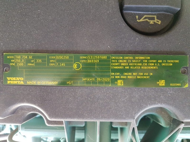 Volvo 275 kVA TAD 734 GE Stamford Supersilent generatorset New ! - مجموعة المولدات: صورة 5 Volvo 275 kVA TAD 734 GE Stamford Supersilent generatorset New ! - مجموعة المولدات: صورة 5