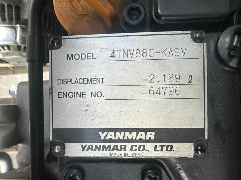 Yanmar 4TNV88C - KASV Stage 5 motor 48 PK Stage V New ! - محرك - معدات المناولة: صورة 4 Yanmar 4TNV88C - KASV Stage 5 motor 48 PK Stage V New ! - محرك - معدات المناولة: صورة 4