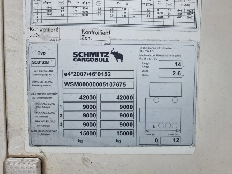Schmitz Cargobull VECTOR 1950 2x VERDAMPER MEATHANG - نصف مقطورة مُبرِّدة: صورة 4 Schmitz Cargobull VECTOR 1950 2x VERDAMPER MEATHANG - نصف مقطورة مُبرِّدة: صورة 4