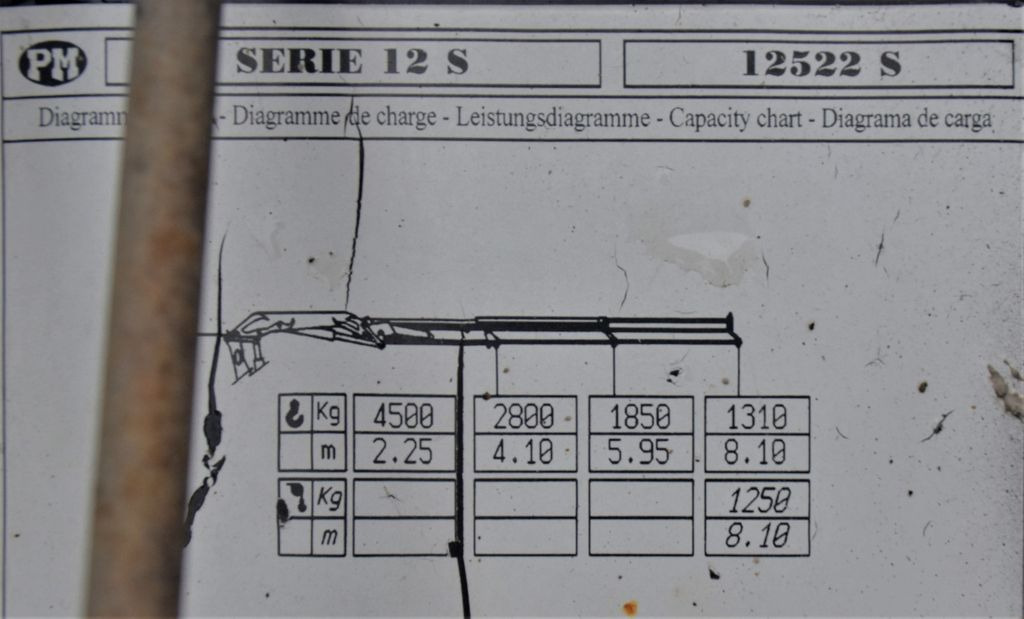 شاحنة قلاب, شاحنة كرين DAF CF 75.310 *Kipper 5,10 m + KRAN *TOPZUSTAND: صورة 8