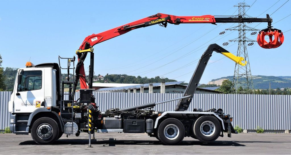 DAF CF 85.340 * ABROLLKIPPER + KRAN - شاحنة ذات خطاف, شاحنة كرين: صورة 5 DAF CF 85.340 * ABROLLKIPPER + KRAN - شاحنة ذات خطاف, شاحنة كرين: صورة 5