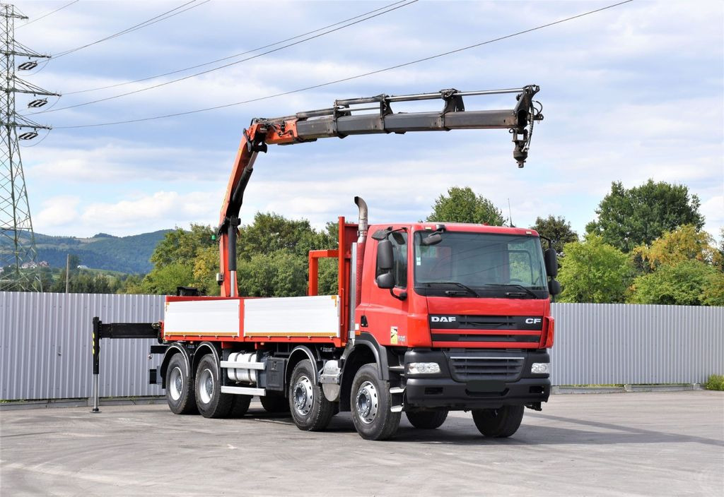 DAF CF 85.410 Pritsche 6,80m + KRAN / FUNK/8x4 DAF CF 85.410 Pritsche 6,80m + KRAN / FUNK/8x4 - شاحنة كرين: صورة 2 DAF CF 85.410 Pritsche 6,80m + KRAN / FUNK/8x4 DAF CF 85.410 Pritsche 6,80m + KRAN / FUNK/8x4 - شاحنة كرين: صورة 2