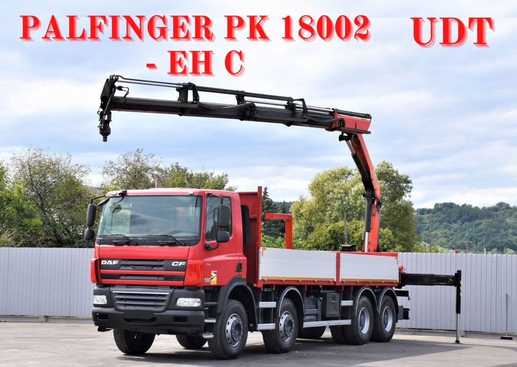 DAF CF 85.410 Pritsche 6,80m + KRAN / FUNK/8x4 DAF CF 85.410 Pritsche 6,80m + KRAN / FUNK/8x4 - شاحنة كرين: صورة 1 DAF CF 85.410 Pritsche 6,80m + KRAN / FUNK/8x4 DAF CF 85.410 Pritsche 6,80m + KRAN / FUNK/8x4 - شاحنة كرين: صورة 1