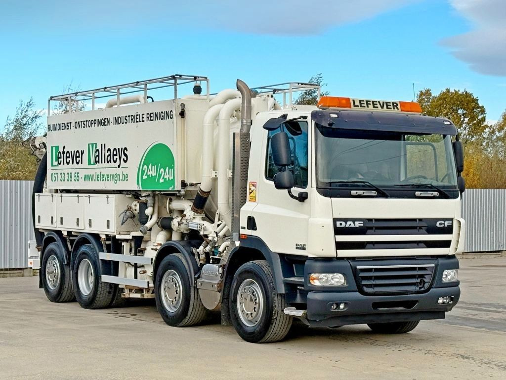 DAF CF 85.410 * Saug und Spülwagen +FUNK - شاحنة الشفط: صورة 1 DAF CF 85.410 * Saug und Spülwagen +FUNK - شاحنة الشفط: صورة 1