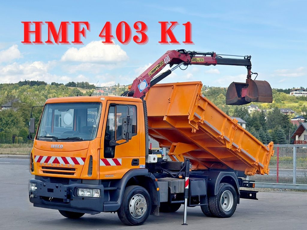 Iveco EUROCARGO 120E18 * HMF 403 K1 * TOPZUSTAND - قلاب صغير: صورة 1 Iveco EUROCARGO 120E18 * HMF 403 K1 * TOPZUSTAND - قلاب صغير: صورة 1