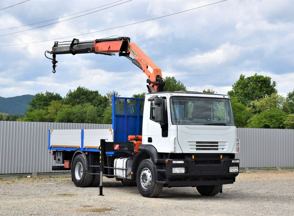 Iveco Eurocargo 180E28 *Pritsche 4,80m + KRAN - شاحنة كرين: صورة 1 Iveco Eurocargo 180E28 *Pritsche 4,80m + KRAN - شاحنة كرين: صورة 1