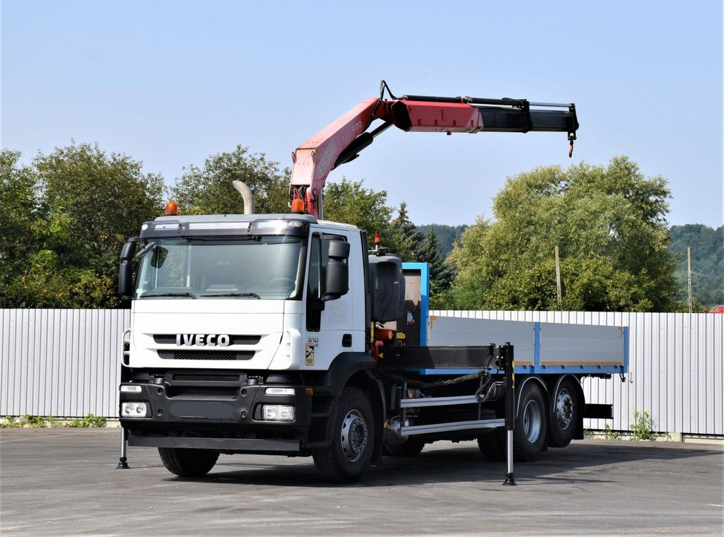 Iveco Stralis 310 PRITSCHE 7,05m +KRAN +FUNK - شاحنة كرين: صورة 2 Iveco Stralis 310 PRITSCHE 7,05m +KRAN +FUNK - شاحنة كرين: صورة 2