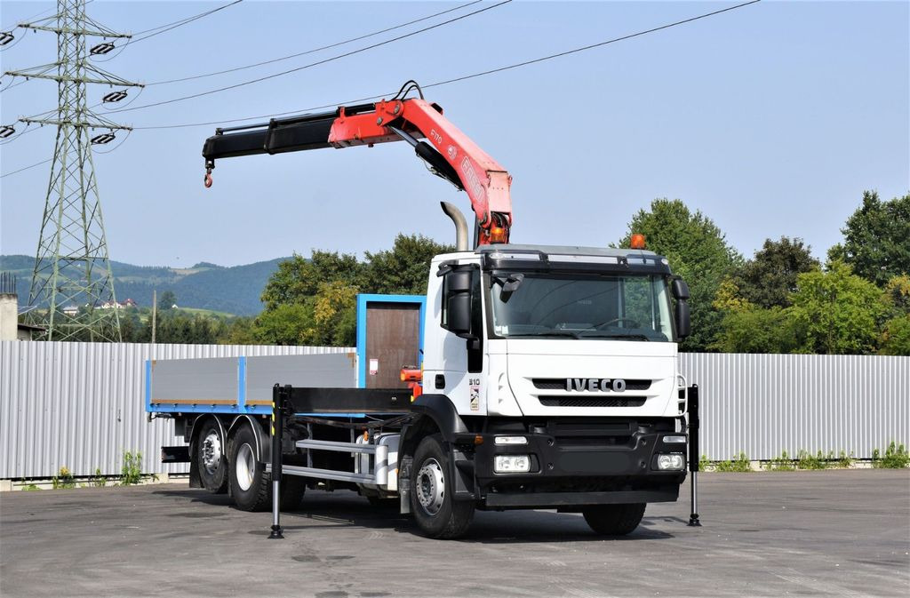 Iveco Stralis 310 PRITSCHE 7,05m +KRAN +FUNK - شاحنة كرين: صورة 1 Iveco Stralis 310 PRITSCHE 7,05m +KRAN +FUNK - شاحنة كرين: صورة 1