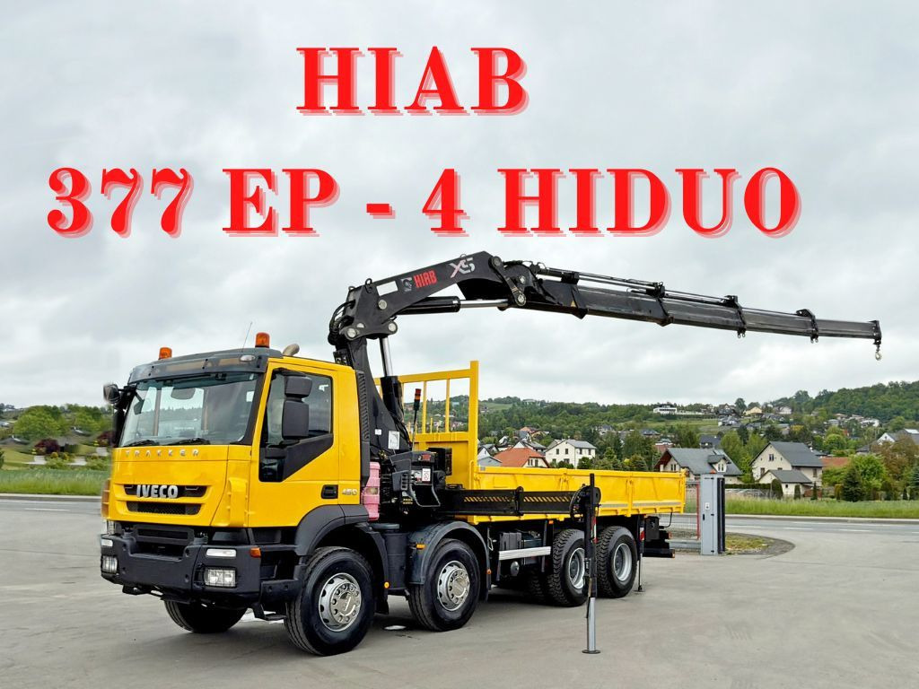 Iveco TRAKKER 450* HIAB 377 EP-4 HIPRO/FUNK/ 8x4 - شاحنة كرين: صورة 1 Iveco TRAKKER 450* HIAB 377 EP-4 HIPRO/FUNK/ 8x4 - شاحنة كرين: صورة 1
