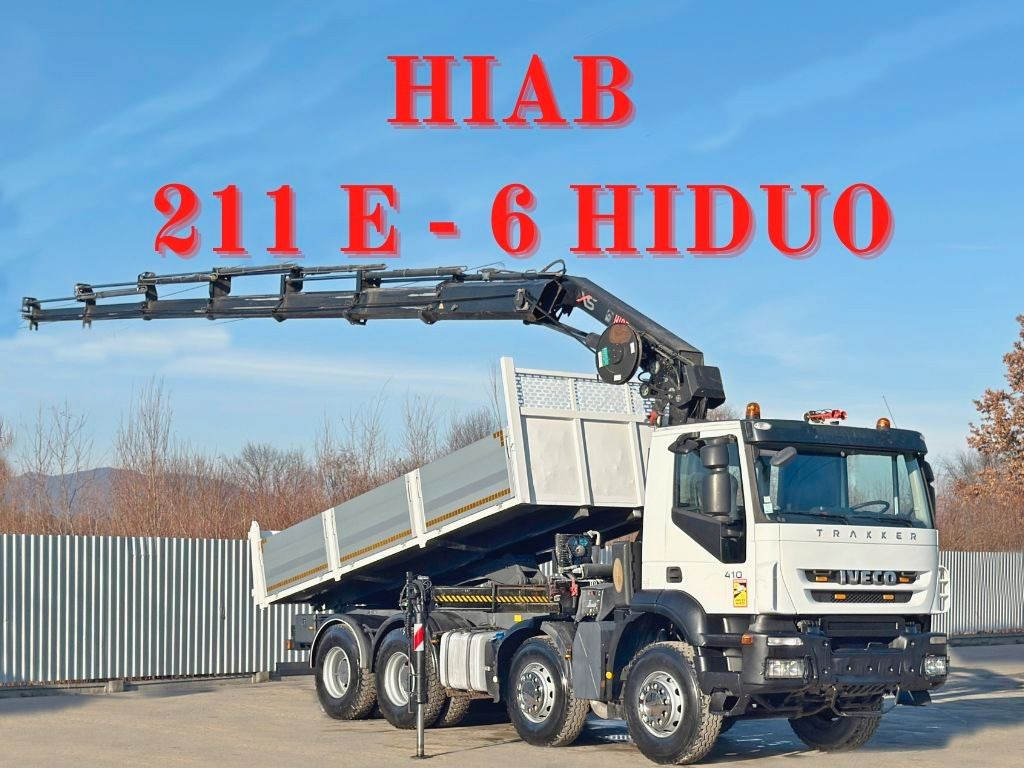 Iveco TRAKKER * HIAB 211 E - 6 HIDUO+ FUNK / 8x4 *TOP - شاحنة كرين: صورة 1 Iveco TRAKKER * HIAB 211 E - 6 HIDUO+ FUNK / 8x4 *TOP - شاحنة كرين: صورة 1