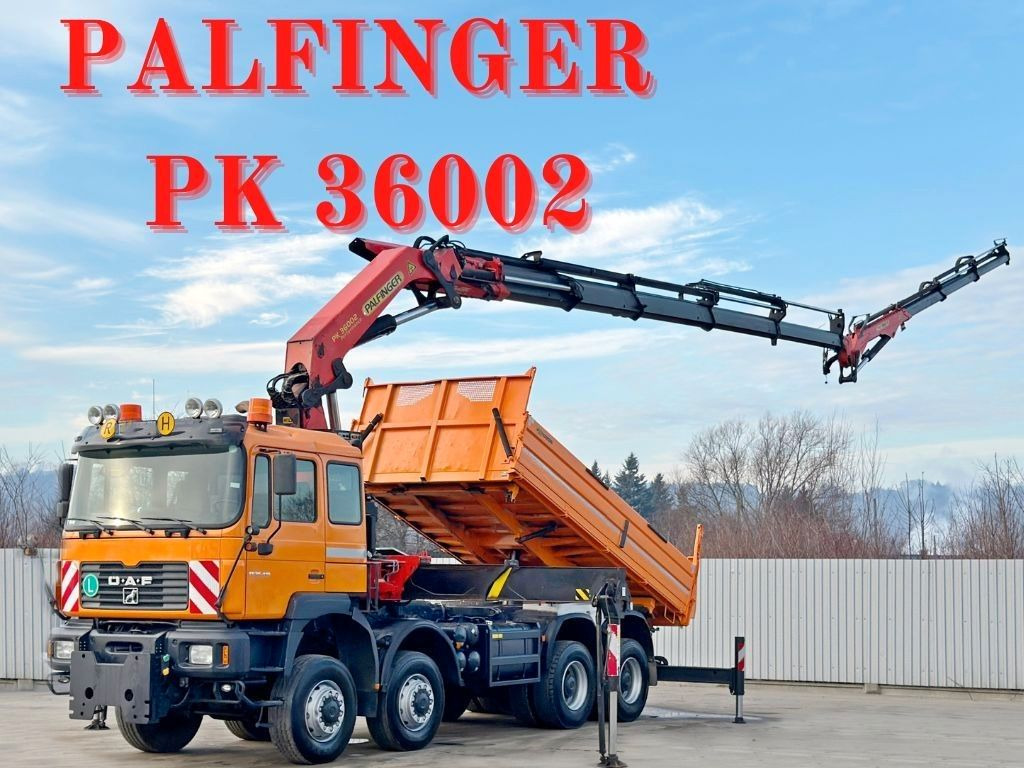 MAN 35.414 * PALFINGER PK 36002 +FUNK / 8x6 - شاحنة كرين: صورة 1 MAN 35.414 * PALFINGER PK 36002 +FUNK / 8x6 - شاحنة كرين: صورة 1