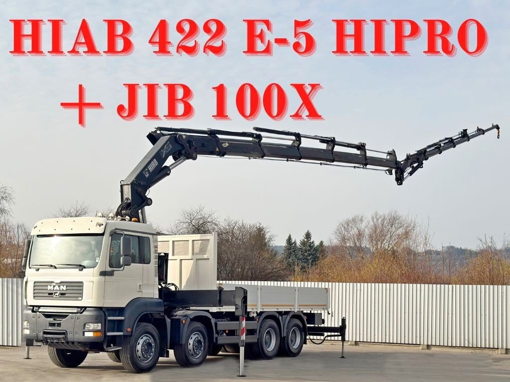 MAN TGA 35.430 * HIAB 422 E - 5 HIPRO + JIB 100X - شاحنة كرين: صورة 1 MAN TGA 35.430 * HIAB 422 E - 5 HIPRO + JIB 100X - شاحنة كرين: صورة 1