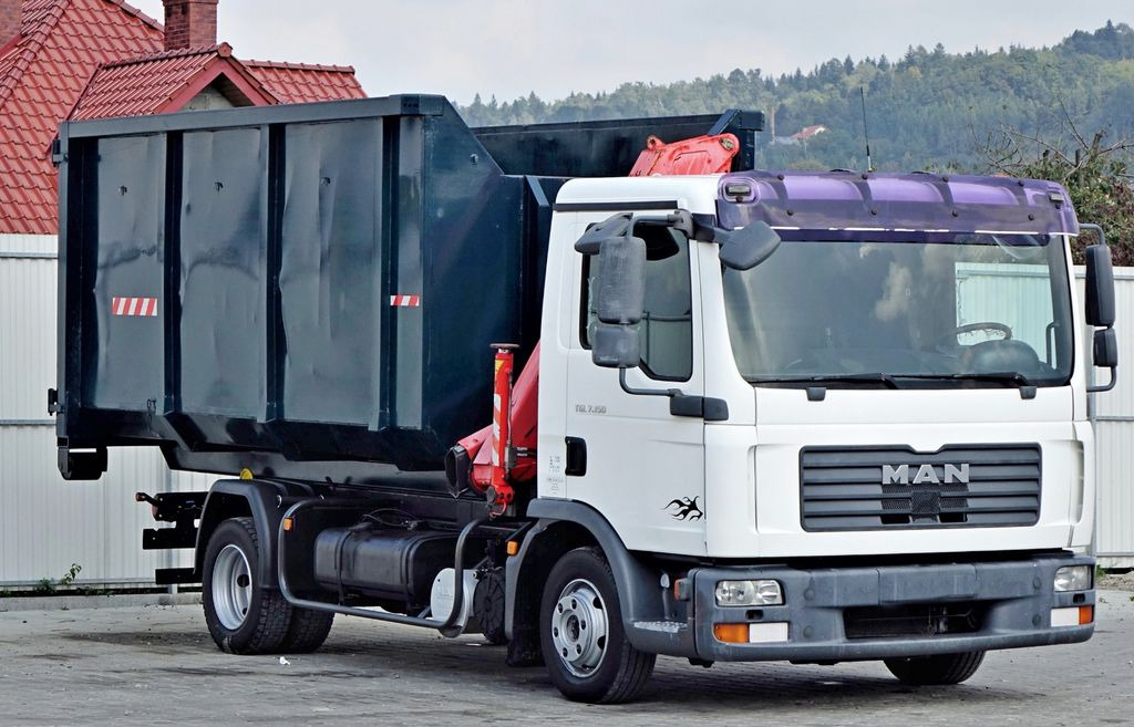 MAN TGL 7.150 Abrollkipper + Kran !! MAN TGL 7.150 Abrollkipper + Kran !! - شاحنة كرين, شاحنة ذات خطاف: صورة 3 MAN TGL 7.150 Abrollkipper + Kran !! MAN TGL 7.150 Abrollkipper + Kran !! - شاحنة كرين, شاحنة ذات خطاف: صورة 3