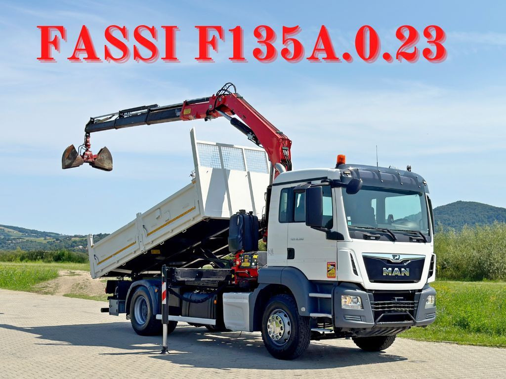 MAN TGS 18.360 * FASSI F135A.0.23 + FUNK * TOP - شاحنة كرين: صورة 1 MAN TGS 18.360 * FASSI F135A.0.23 + FUNK * TOP - شاحنة كرين: صورة 1