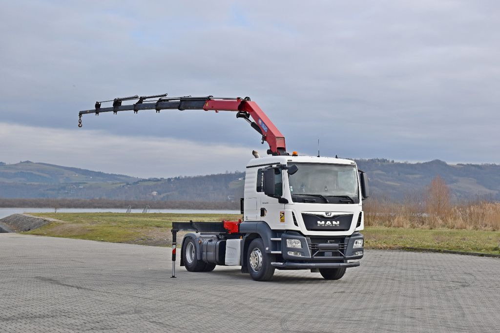 MAN TGS 18.500 Sattelzugmaschine + KRAN/FUNK MAN TGS 18.500 Sattelzugmaschine + KRAN/FUNK - وحدة جر: صورة 2 MAN TGS 18.500 Sattelzugmaschine + KRAN/FUNK MAN TGS 18.500 Sattelzugmaschine + KRAN/FUNK - وحدة جر: صورة 2