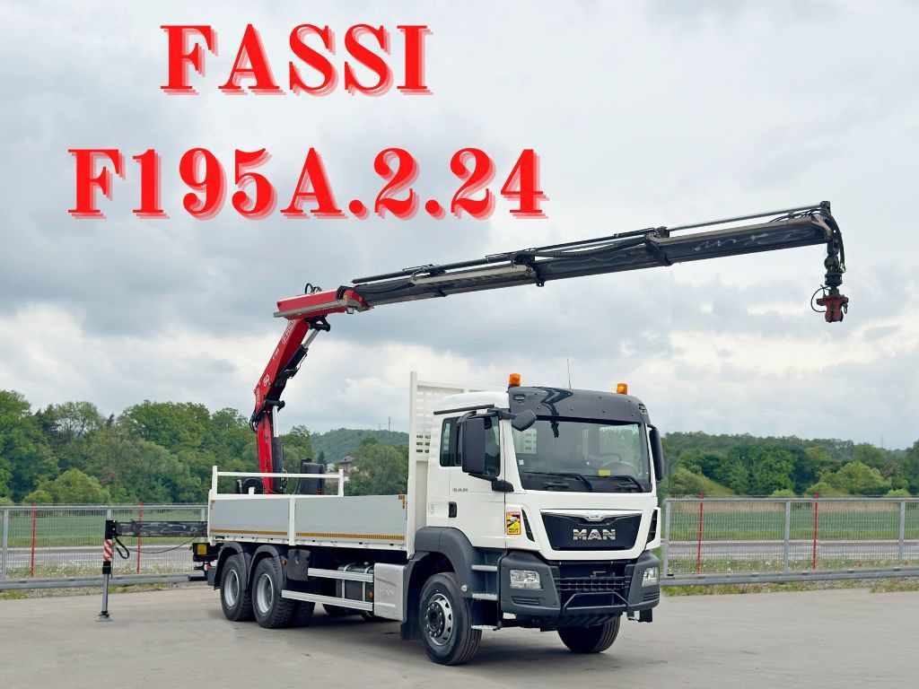 MAN TGS 26.360* FASSI F195A.2.24 / FUNK * 6x4 * TOP - شاحنة كرين: صورة 1 MAN TGS 26.360* FASSI F195A.2.24 / FUNK * 6x4 * TOP - شاحنة كرين: صورة 1