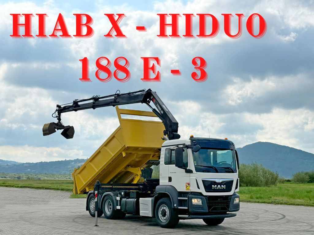 MAN TGS 26.400 * HIAB X-HIDUO 188 E-3 + FUNK * 6x4 - شاحنة كرين: صورة 1 MAN TGS 26.400 * HIAB X-HIDUO 188 E-3 + FUNK * 6x4 - شاحنة كرين: صورة 1