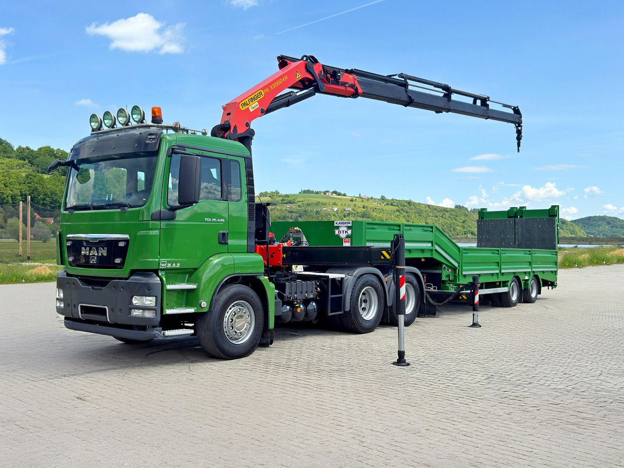 MAN TGS 26.440*Anhänger 10,35m + PK 33002-EH C/FUNK - شاحنة كرين: صورة 2 MAN TGS 26.440*Anhänger 10,35m + PK 33002-EH C/FUNK - شاحنة كرين: صورة 2