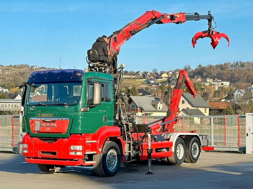 MAN TGS 26.480 * Abrollkipper * JONSERED 1620 Z! - شاحنة ذات خطاف, شاحنة كرين: صورة 2 MAN TGS 26.480 * Abrollkipper * JONSERED 1620 Z! - شاحنة ذات خطاف, شاحنة كرين: صورة 2
