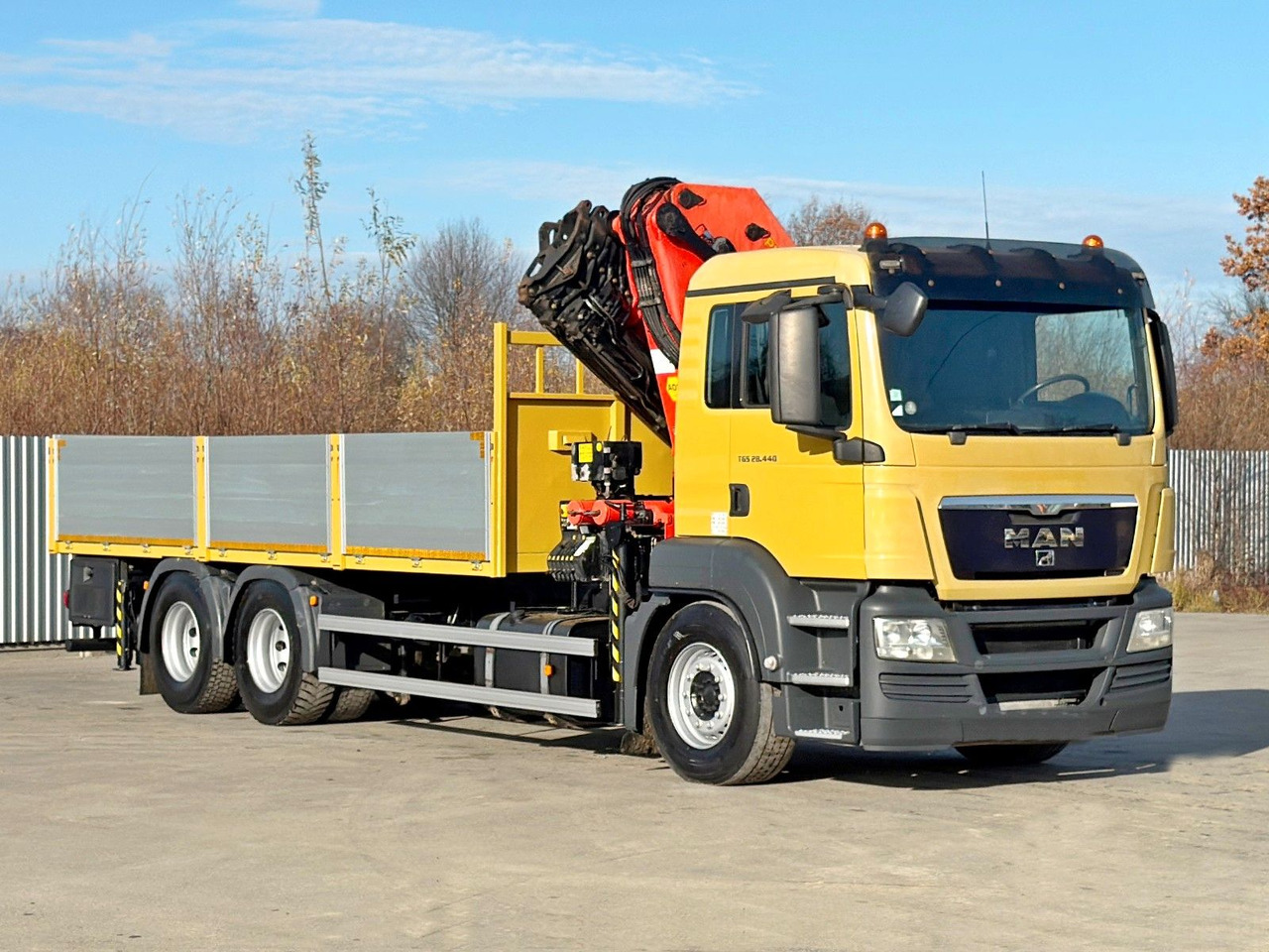 MAN TGS 28.440 Pritsche 6,55* PALFINGER PK 4502 - شاحنة كرين: صورة 3 MAN TGS 28.440 Pritsche 6,55* PALFINGER PK 4502 - شاحنة كرين: صورة 3