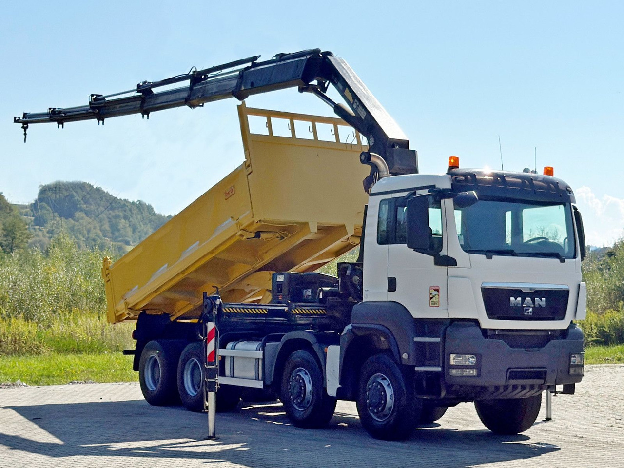 MAN TGS 32.510 * HIAB 288 EP - 5HIDUO/ FUNK * 8x8 - شاحنة قلاب, شاحنة كرين: صورة 2 MAN TGS 32.510 * HIAB 288 EP - 5HIDUO/ FUNK * 8x8 - شاحنة قلاب, شاحنة كرين: صورة 2