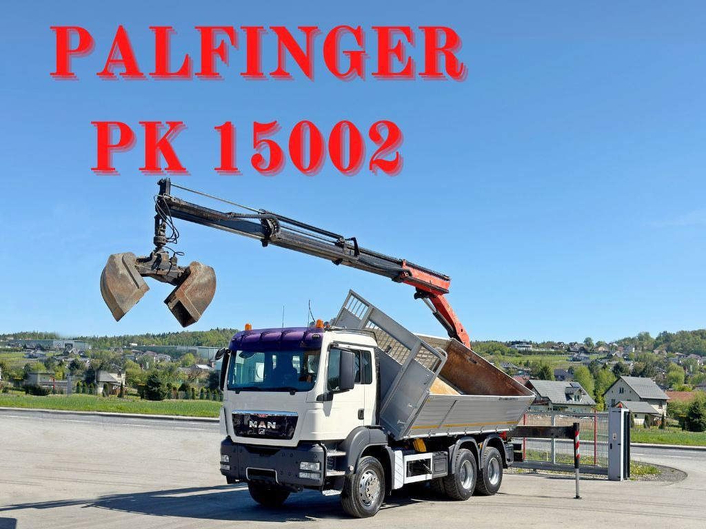 MAN TGS 33.360*KIPPER 4,95 m *PK 15002 * 6x4 - شاحنة كرين: صورة 1 MAN TGS 33.360*KIPPER 4,95 m *PK 15002 * 6x4 - شاحنة كرين: صورة 1
