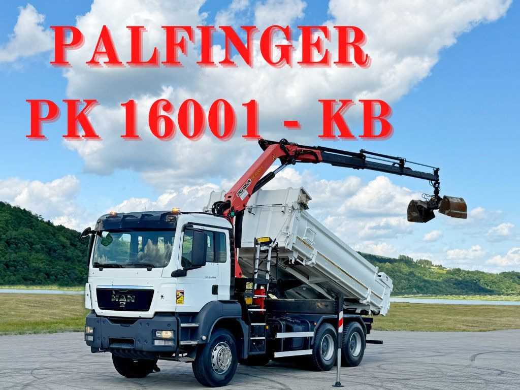 MAN TGS 33.360 * PK 16001 - KB + FUNK * 6x4 - شاحنة كرين: صورة 1 MAN TGS 33.360 * PK 16001 - KB + FUNK * 6x4 - شاحنة كرين: صورة 1