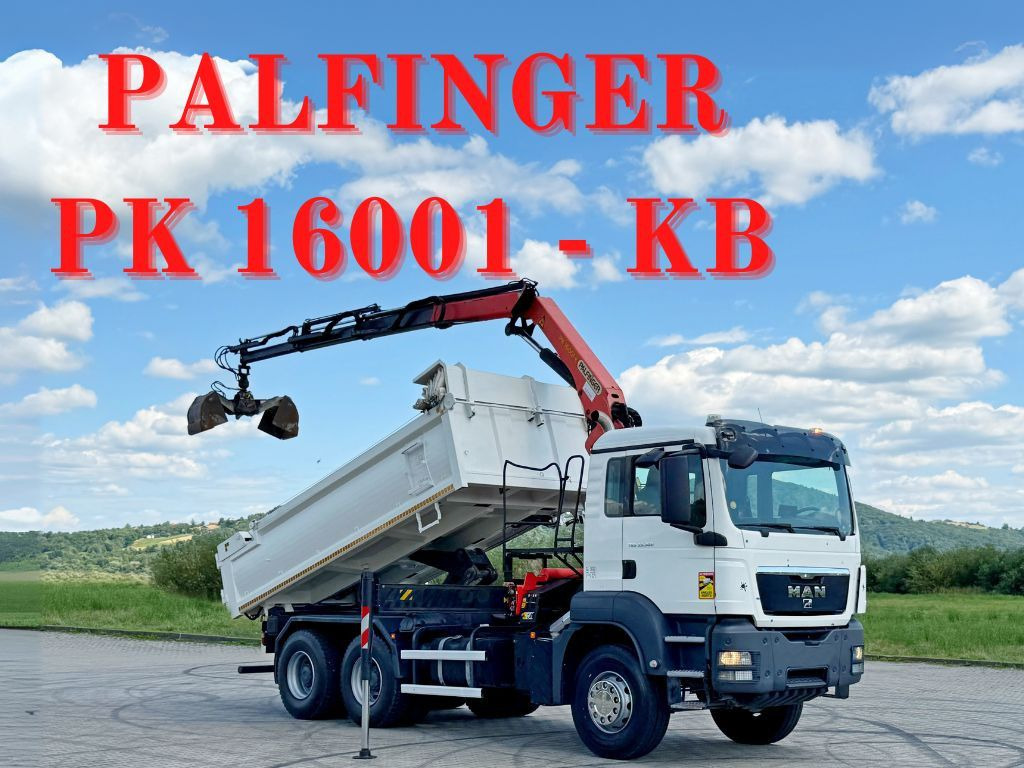 MAN TGS 33.360 * PK 16001 - KB + FUNK * 6x4 - شاحنة كرين: صورة 1 MAN TGS 33.360 * PK 16001 - KB + FUNK * 6x4 - شاحنة كرين: صورة 1