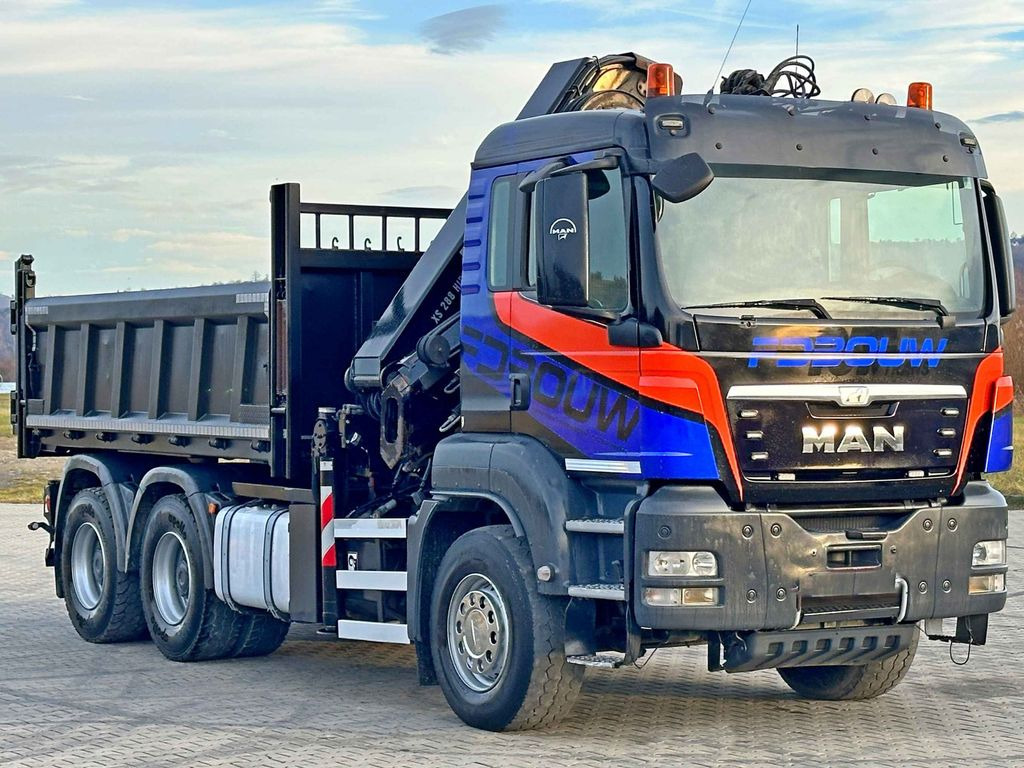 MAN TGS 33.480 * HIAB 288 EP - 4 HIDUO/ FUNK * 6x4 - شاحنة قلاب, شاحنة كرين: صورة 3 MAN TGS 33.480 * HIAB 288 EP - 4 HIDUO/ FUNK * 6x4 - شاحنة قلاب, شاحنة كرين: صورة 3