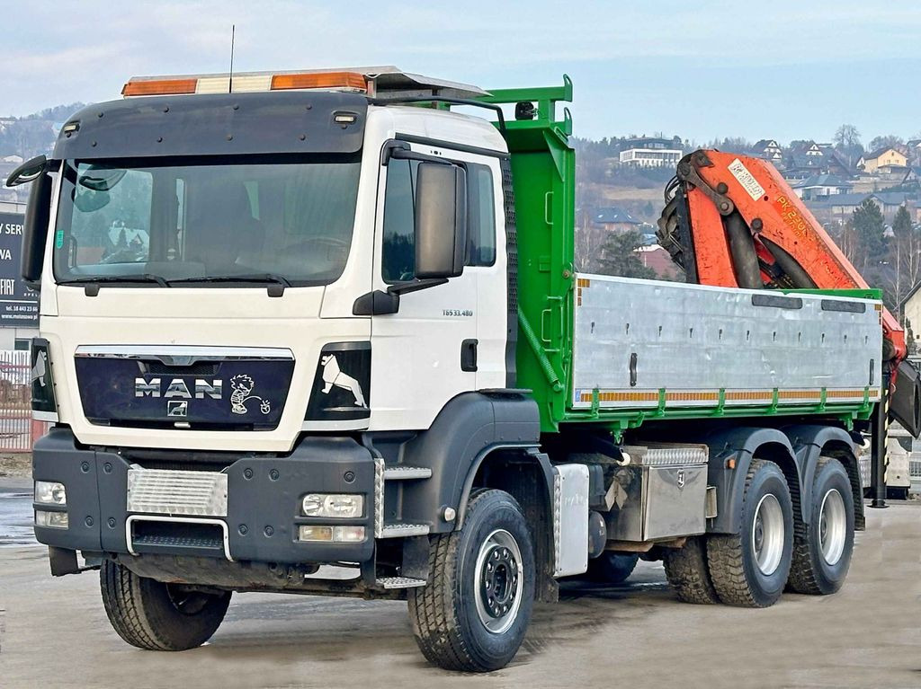 MAN TGS 33.480*KIPPER 5,70m * PK 23002 + FUNK * 6x4 - شاحنة كرين, شاحنة قلاب: صورة 4 MAN TGS 33.480*KIPPER 5,70m * PK 23002 + FUNK * 6x4 - شاحنة كرين, شاحنة قلاب: صورة 4