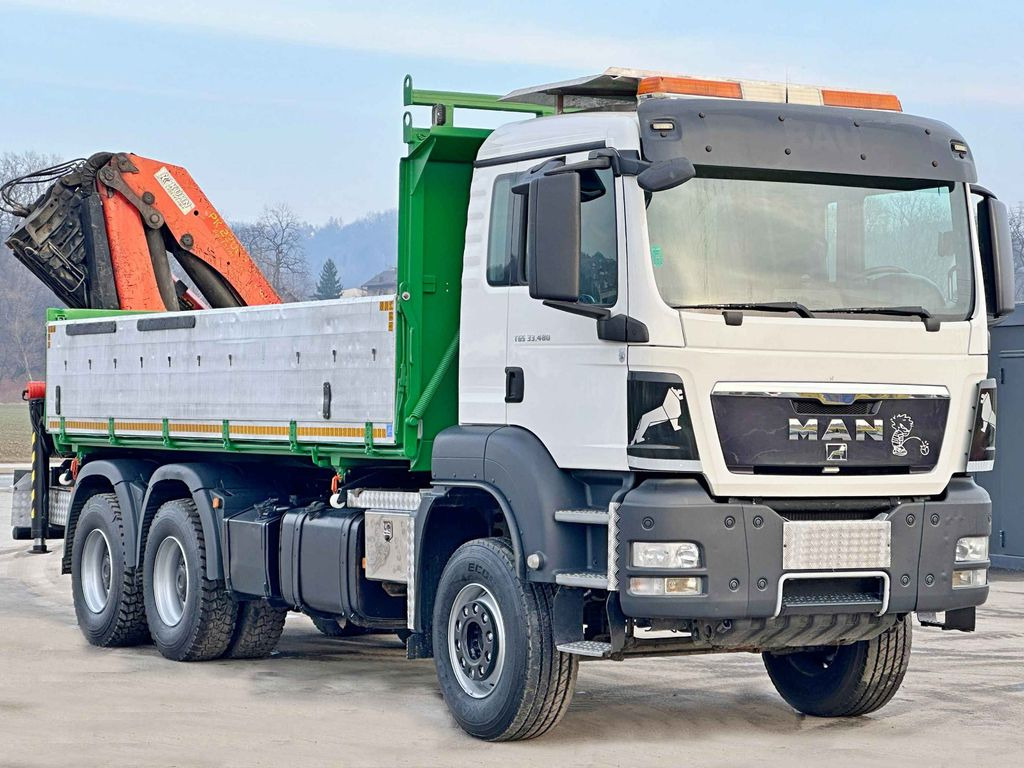 MAN TGS 33.480*KIPPER 5,70m * PK 23002 + FUNK * 6x4 - شاحنة قلاب, شاحنة كرين: صورة 4 MAN TGS 33.480*KIPPER 5,70m * PK 23002 + FUNK * 6x4 - شاحنة قلاب, شاحنة كرين: صورة 4