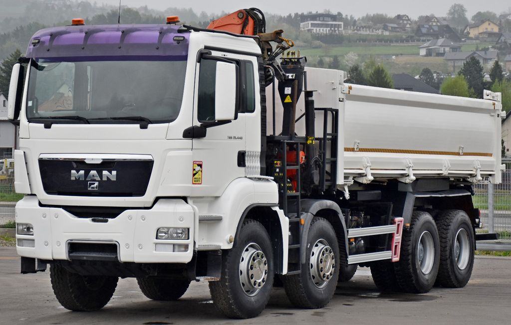 MAN TGS 35.440 * KIPPER 5,80m + KRAN * TOPZUSTAND MAN TGS 35.440 * KIPPER 5,80m + KRAN * TOPZUSTAND - شاحنة كرين, شاحنة قلاب: صورة 5 MAN TGS 35.440 * KIPPER 5,80m + KRAN * TOPZUSTAND MAN TGS 35.440 * KIPPER 5,80m + KRAN * TOPZUSTAND - شاحنة كرين, شاحنة قلاب: صورة 5
