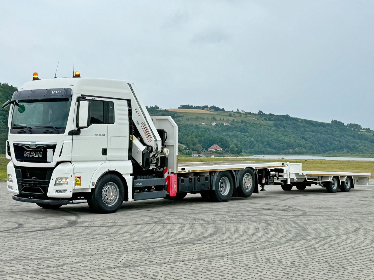 MAN TGX 26.440 * FASSI F455A.2.26E + FUNK + Anhänger - شاحنة كرين: صورة 3 MAN TGX 26.440 * FASSI F455A.2.26E + FUNK + Anhänger - شاحنة كرين: صورة 3