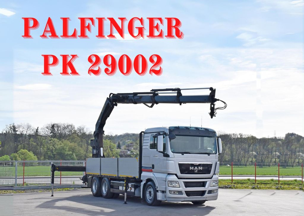 MAN TGX 26.440 Pritsche 6,40 m* PK 29002+FUNK *6x4 MAN TGX 26.440 Pritsche 6,40 m* PK 29002+FUNK *6x4 - شاحنة كرين: صورة 1 MAN TGX 26.440 Pritsche 6,40 m* PK 29002+FUNK *6x4 MAN TGX 26.440 Pritsche 6,40 m* PK 29002+FUNK *6x4 - شاحنة كرين: صورة 1