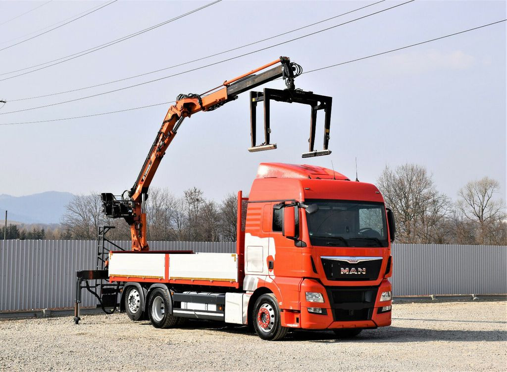 MAN TGX 26.440 Pritsche 6,60 m*TEREX 135.2-A11 MAN TGX 26.440 Pritsche 6,60 m*TEREX 135.2-A11 - شاحنة كرين: صورة 1 MAN TGX 26.440 Pritsche 6,60 m*TEREX 135.2-A11 MAN TGX 26.440 Pritsche 6,60 m*TEREX 135.2-A11 - شاحنة كرين: صورة 1