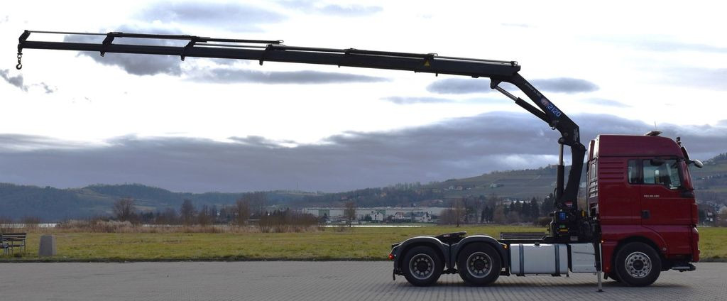 MAN TGX 28.480 Sattelzugmaschine + HMF 2120 K5/FUNK MAN TGX 28.480 Sattelzugmaschine + HMF 2120 K5/FUNK - وحدة جر: صورة 5 MAN TGX 28.480 Sattelzugmaschine + HMF 2120 K5/FUNK MAN TGX 28.480 Sattelzugmaschine + HMF 2120 K5/FUNK - وحدة جر: صورة 5