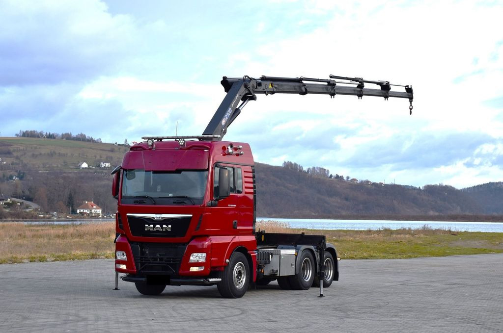 MAN TGX 28.480 Sattelzugmaschine + HMF 2120 K5/FUNK MAN TGX 28.480 Sattelzugmaschine + HMF 2120 K5/FUNK - وحدة جر: صورة 2 MAN TGX 28.480 Sattelzugmaschine + HMF 2120 K5/FUNK MAN TGX 28.480 Sattelzugmaschine + HMF 2120 K5/FUNK - وحدة جر: صورة 2