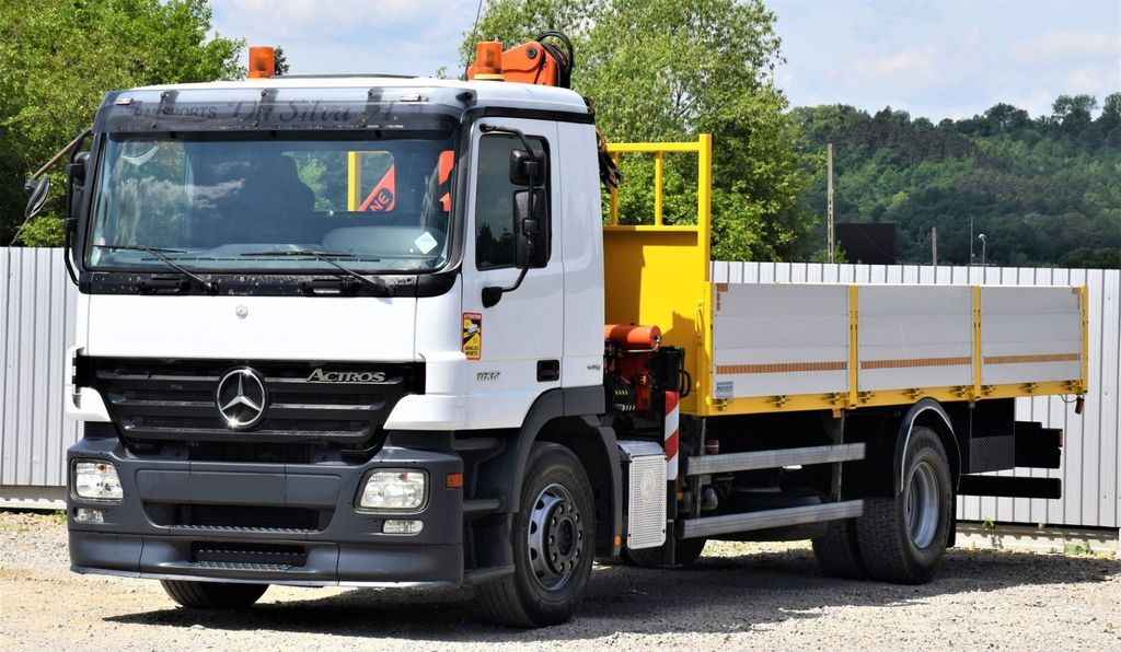 Mercedes-Benz ACTROS 1832 PRITSCHE 6,70m * PK 15500*TOPZUSTAND - شاحنة كرين: صورة 4 Mercedes-Benz ACTROS 1832 PRITSCHE 6,70m * PK 15500*TOPZUSTAND - شاحنة كرين: صورة 4