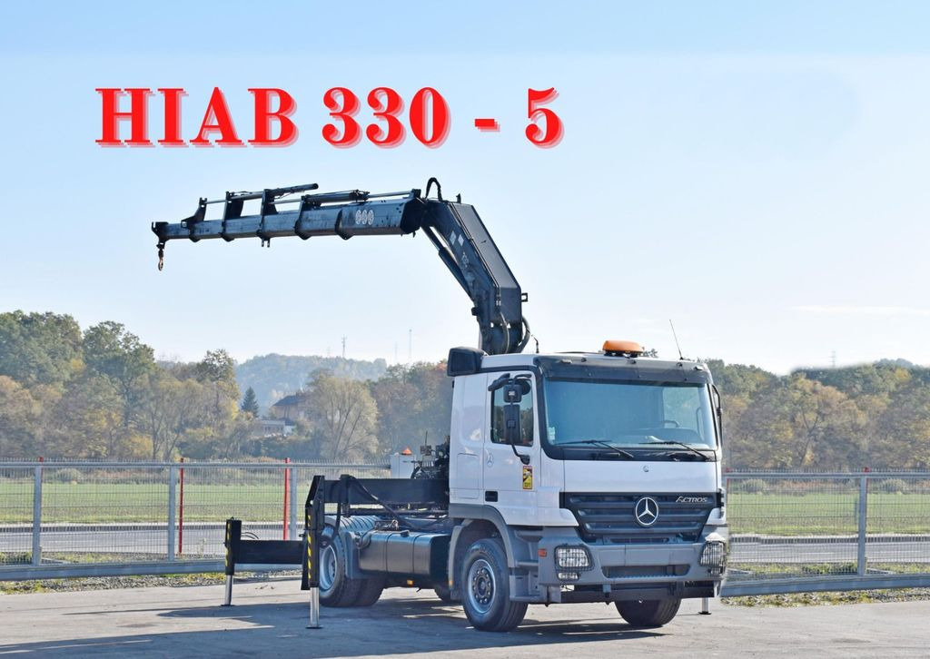 Mercedes-Benz ACTROS 1844 * Sattelzugmaschine *HIAB 330-5/FUNK Mercedes-Benz ACTROS 1844 * Sattelzugmaschine *HIAB 330-5/FUNK - شاحنة كرين, وحدة جر: صورة 1 Mercedes-Benz ACTROS 1844 * Sattelzugmaschine *HIAB 330-5/FUNK Mercedes-Benz ACTROS 1844 * Sattelzugmaschine *HIAB 330-5/FUNK - شاحنة كرين, وحدة جر: صورة 1