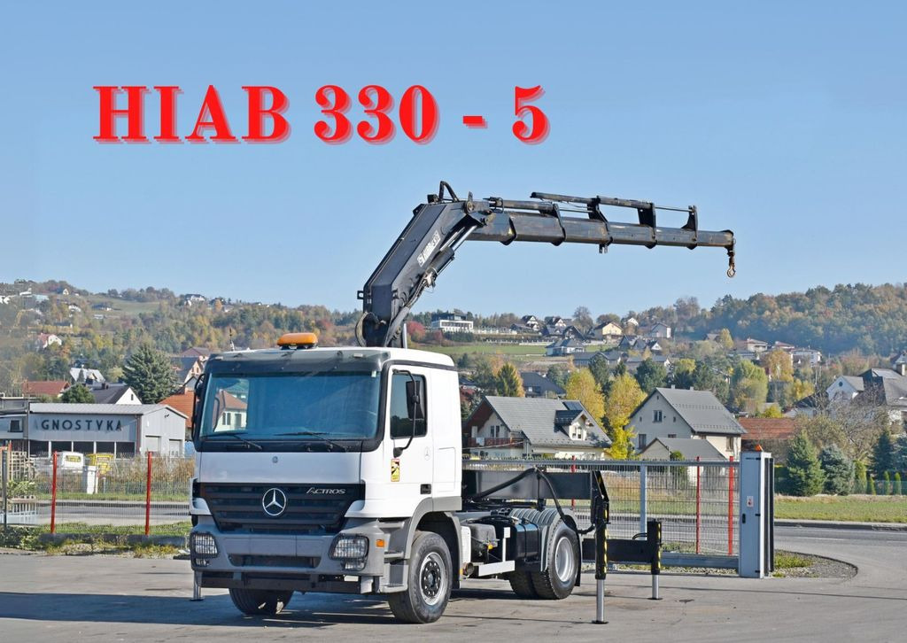 Mercedes-Benz ACTROS 1844 * Sattelzugmaschine *HIAB 330-5/FUNK - وحدة جر: صورة 1 Mercedes-Benz ACTROS 1844 * Sattelzugmaschine *HIAB 330-5/FUNK - وحدة جر: صورة 1